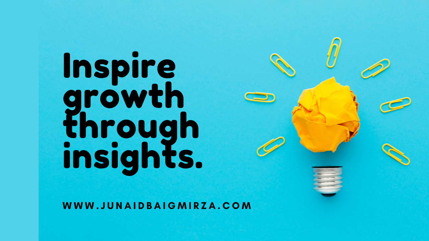 Inspire growth through insights.