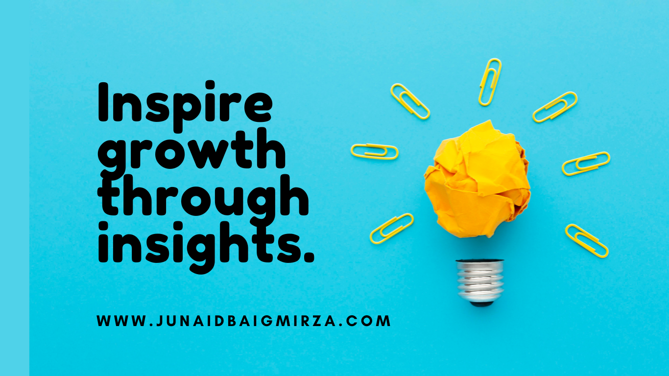 Inspire growth through insights.